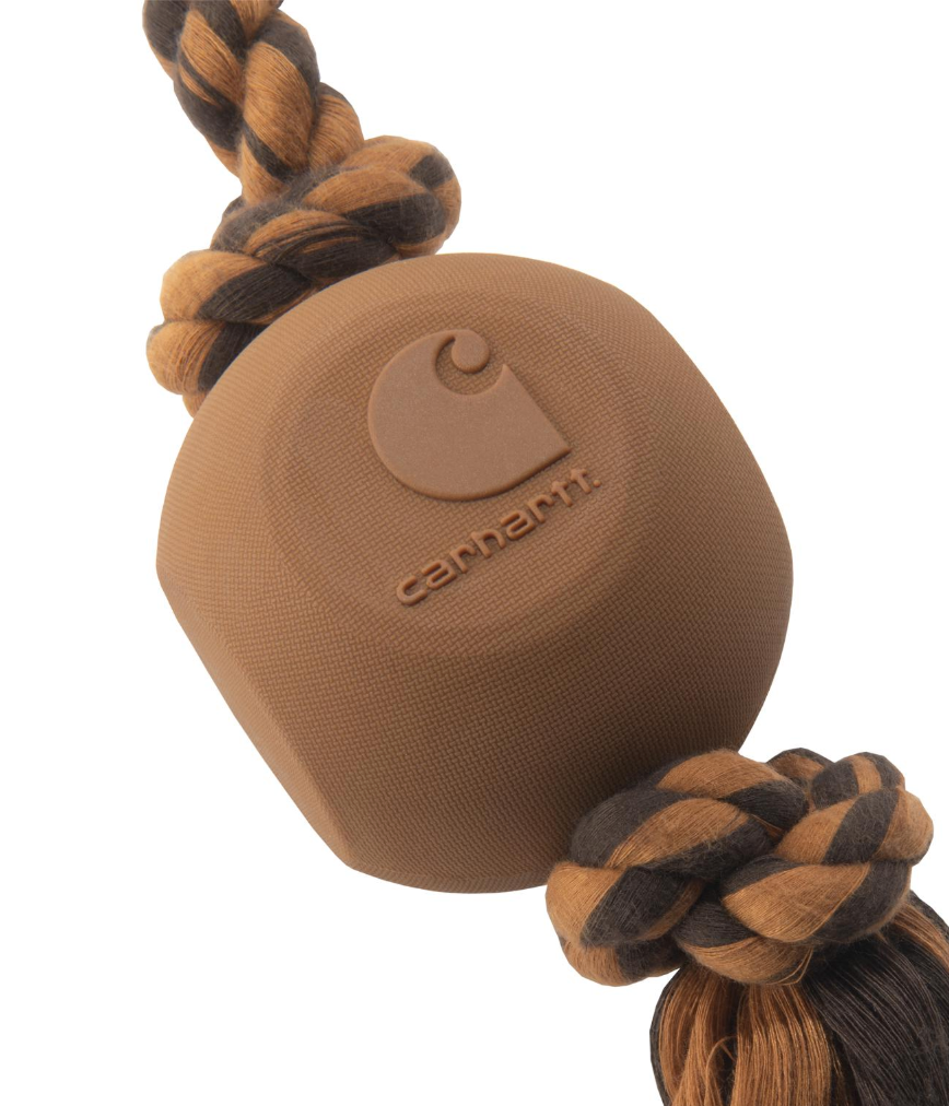 Carhartt Rubber Ball Dog Rope Pull