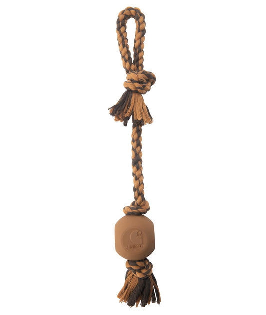 Carhartt Rubber Ball Dog Rope Pull
